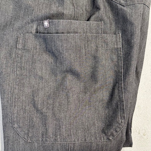 FIGS High Waisted Yola Skinny Scrub Pants Women's XS/P Graphite Gray TW2000P - Picture 14 of 16